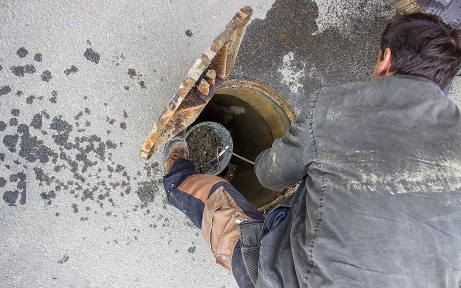 travaux assainissement Angerville